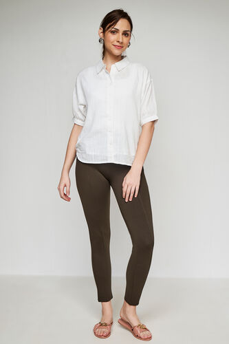 Black Regular Straight Bottom, Olive, image 1