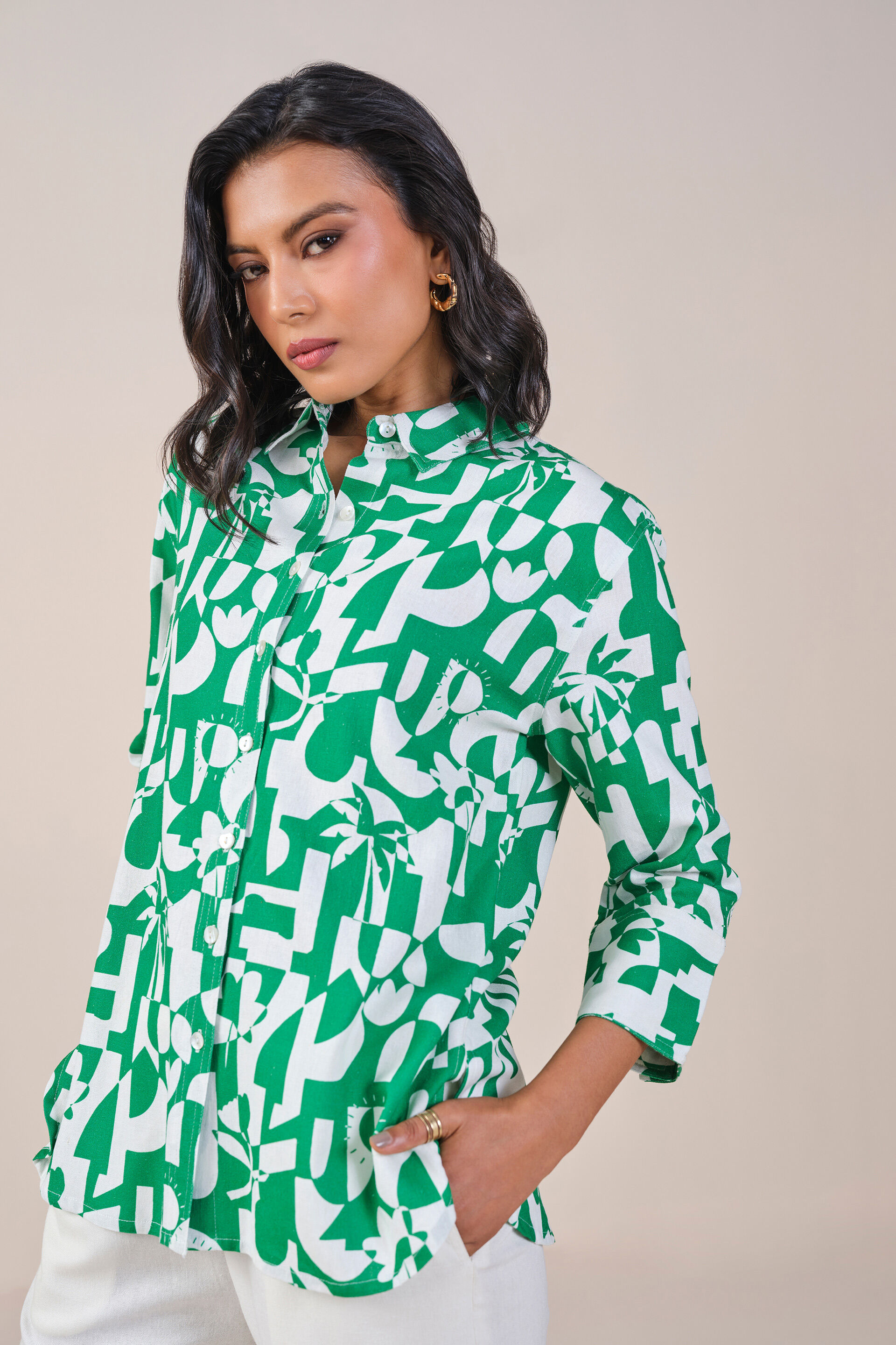 Forest Shirt, White, image 6