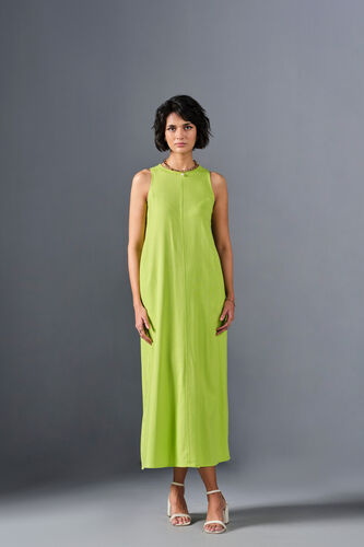Summer Sway Viscose Blend Tent Dress, Green, image 3