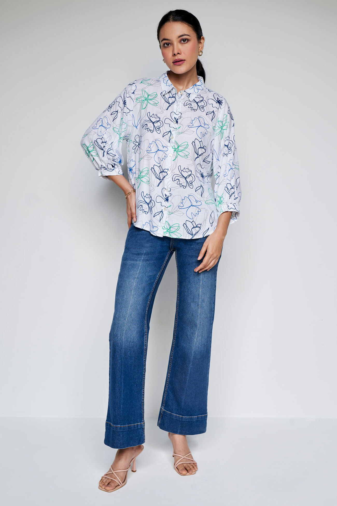Botanical Play Top, Beige, image 2