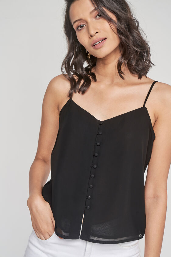 Short Length Straight Blouson Top, , image 1