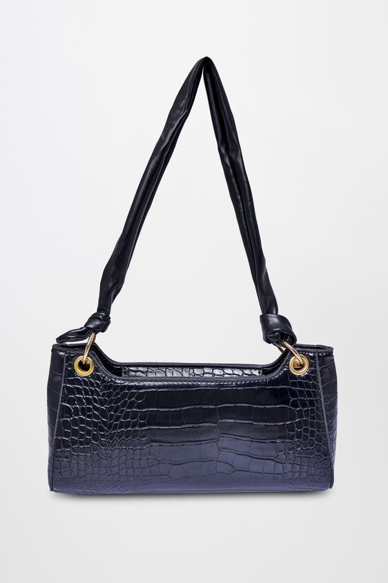 Black Polyurethane Ladies Purse L, , image 3
