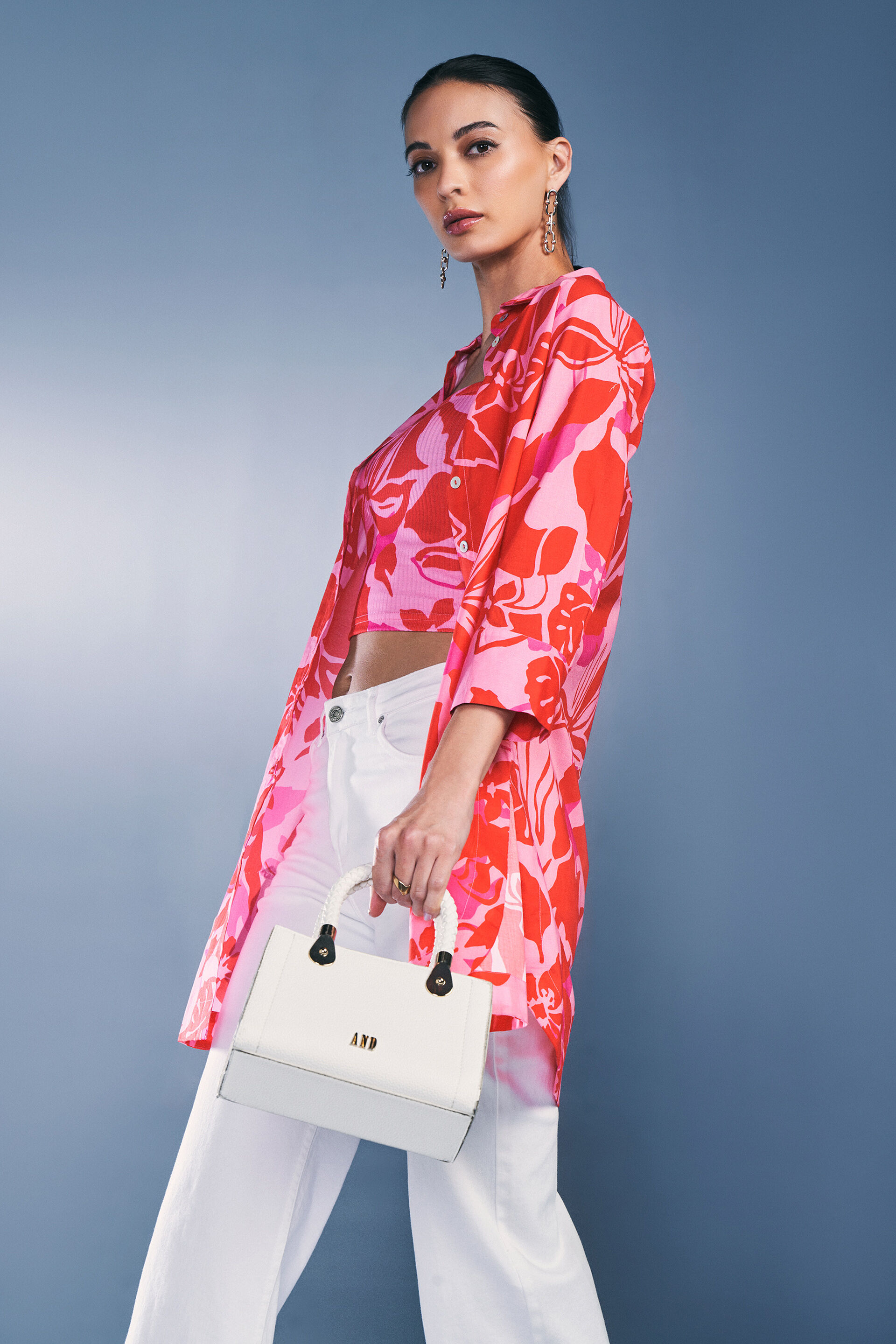 Floral Sunshine Top, Pink, image 3