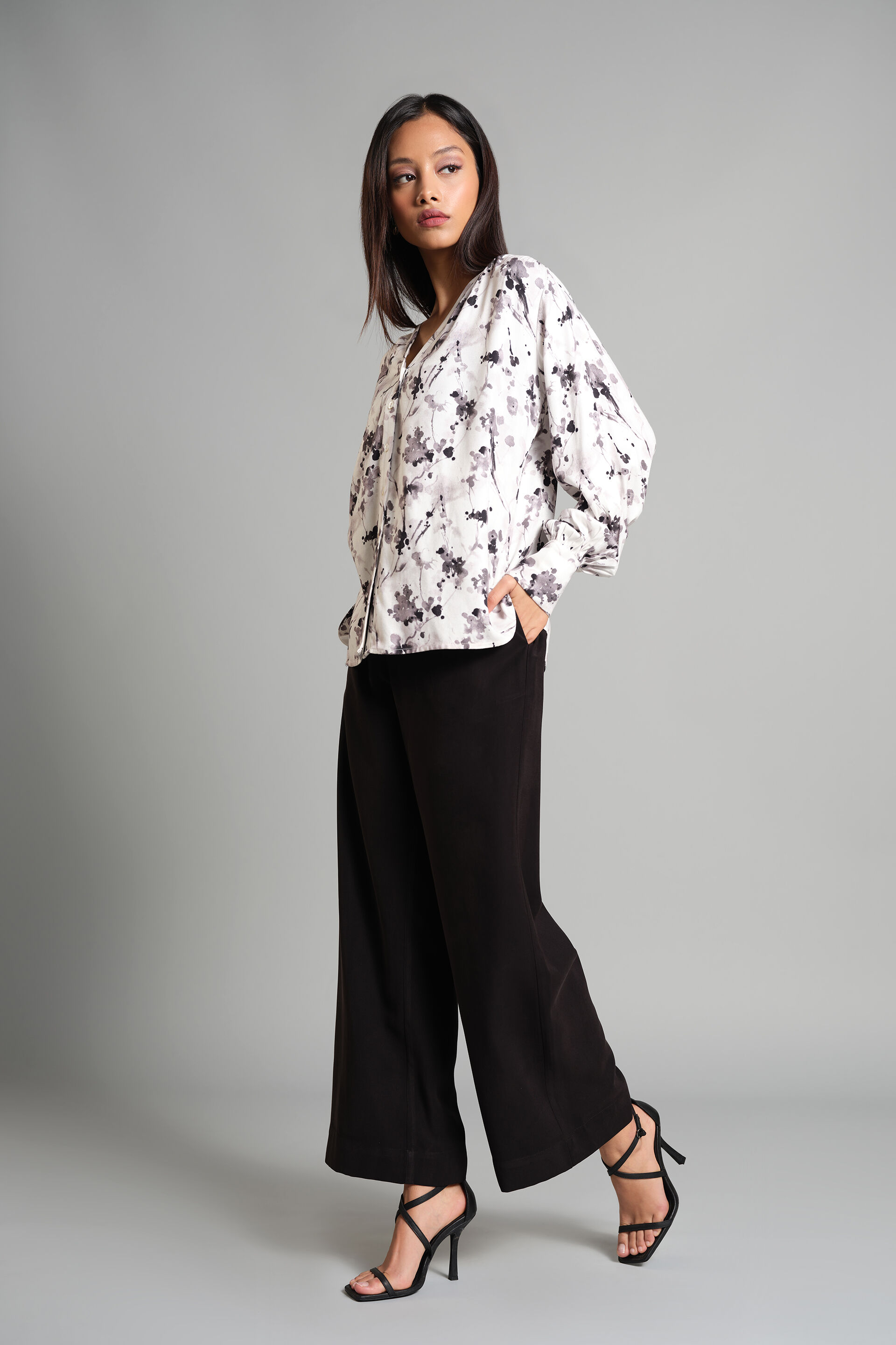 Mountain Flower Top, White, image 3