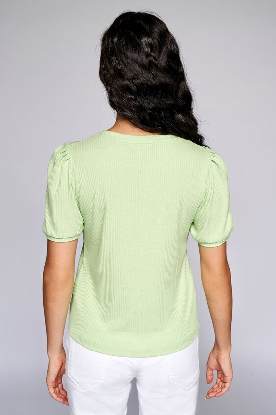 6 - Lime Green Solid Straight Top, image 6