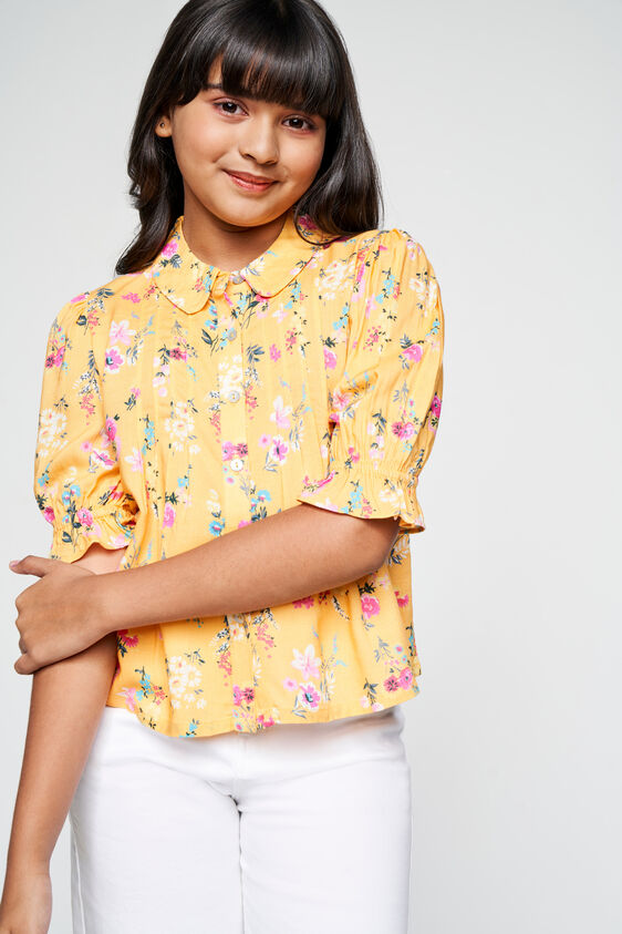 Blooms State Of Mind Top, Yellow, image 1