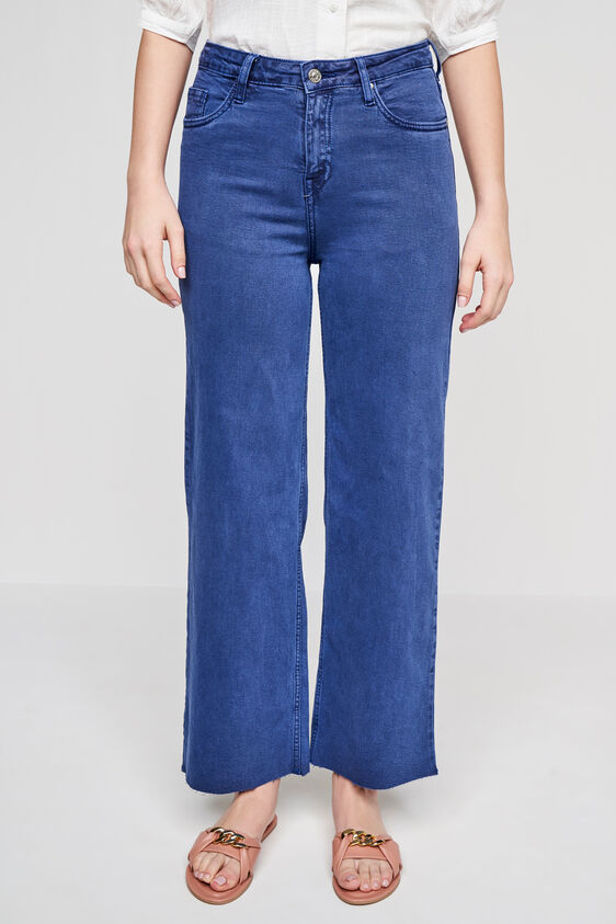 Solid Flared Bottom, Blue, image 2