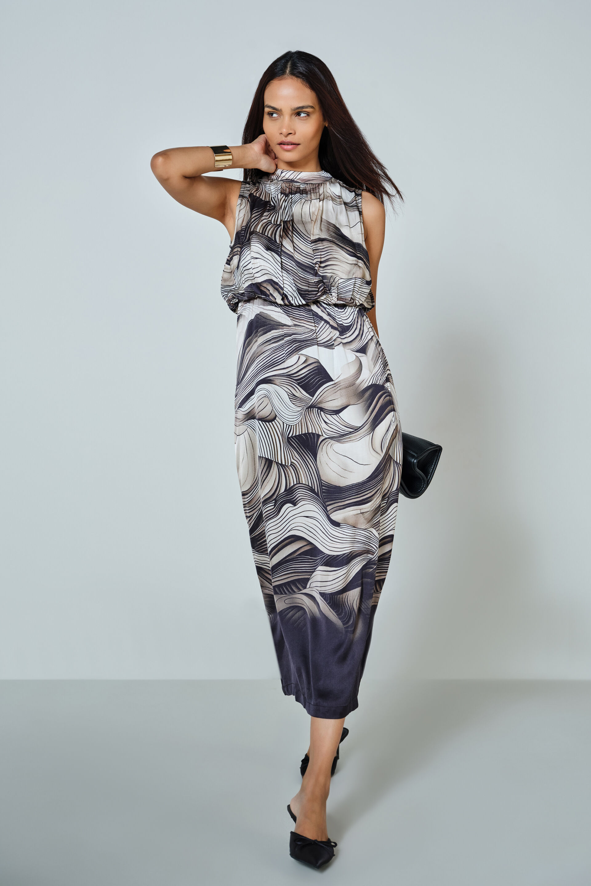 Maria Modal Dress, Black, image 2