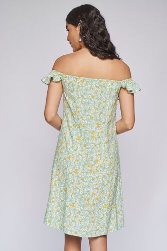 5 - Mint Floral A-Line Dress, image 5