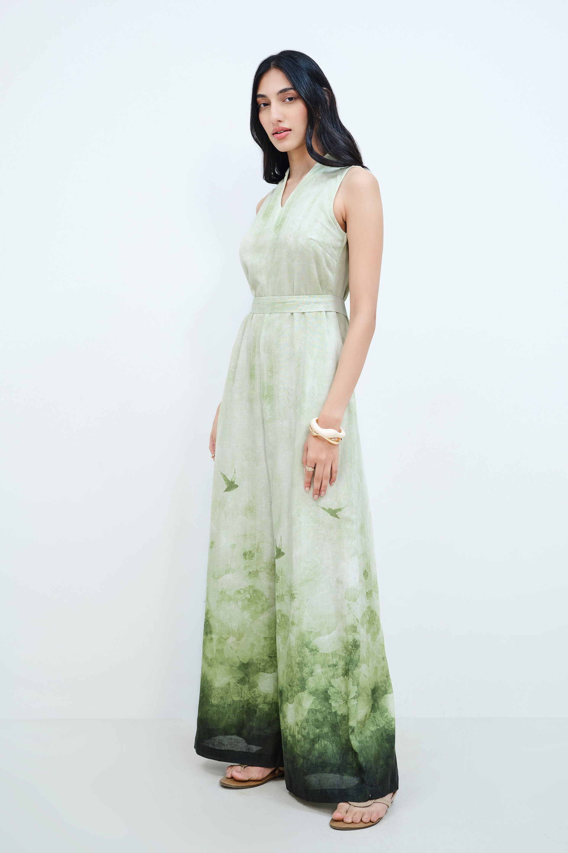 Green Mist Jumpsuit, Green, image 3