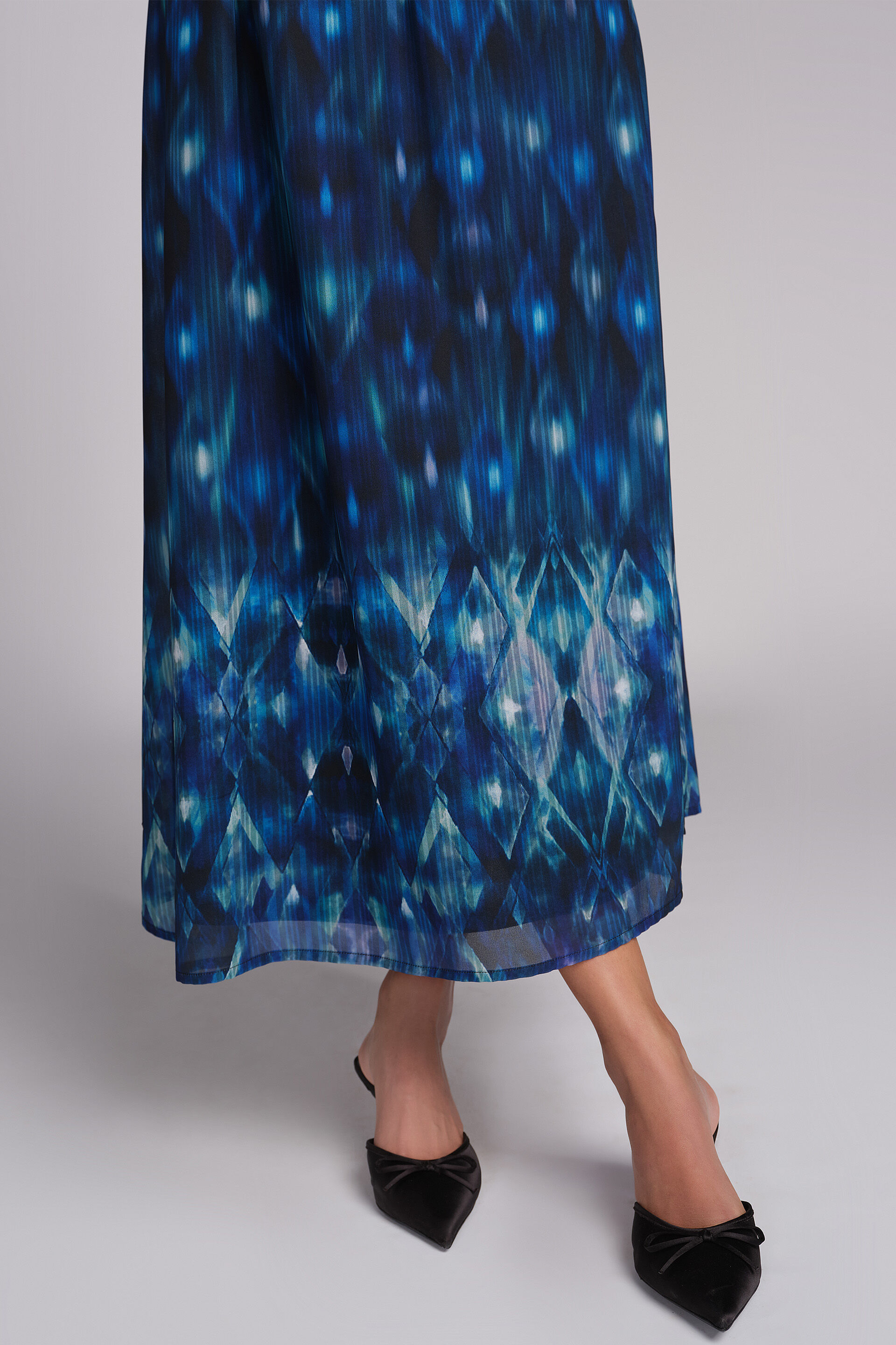 Aqua Drift Dress, Blue, image 5