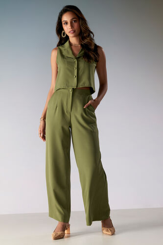Safari Chic Co-ords Set, Olive, image 1