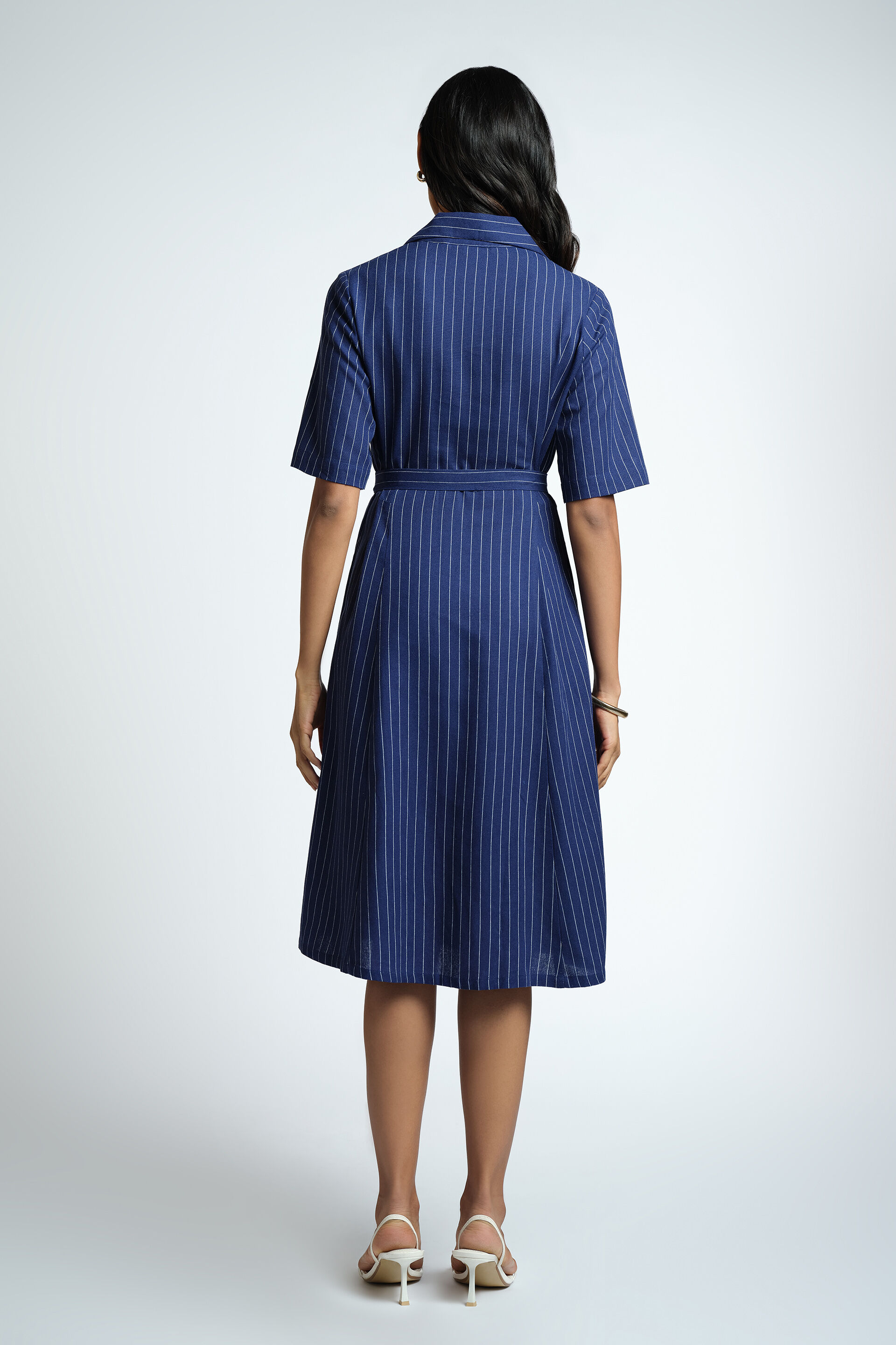 Brunch To Business Dress, Navy, image 6