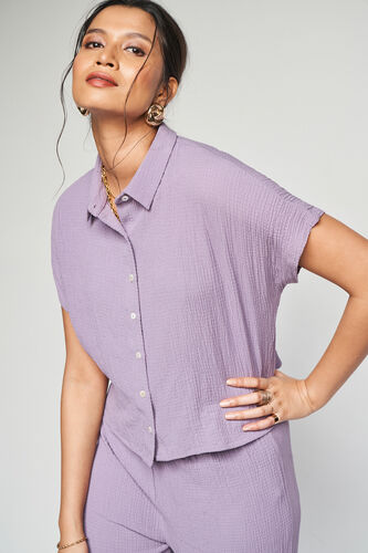 Solid Staple Co-ords Set, Lilac, image 6