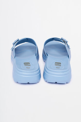 Blue Polyurethane Shoe, Blue, image 4