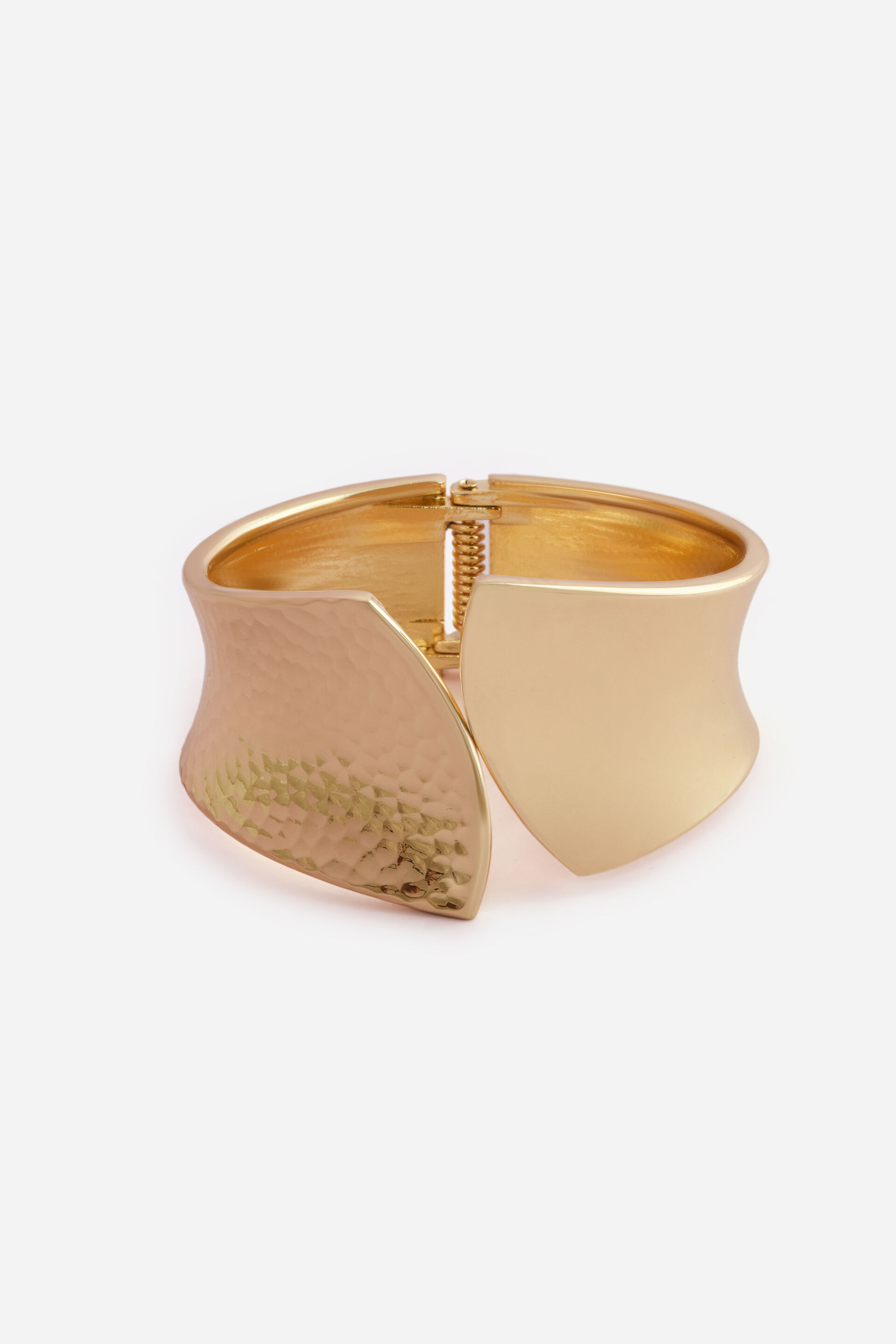 Patterned Gold Cuff, , image 1