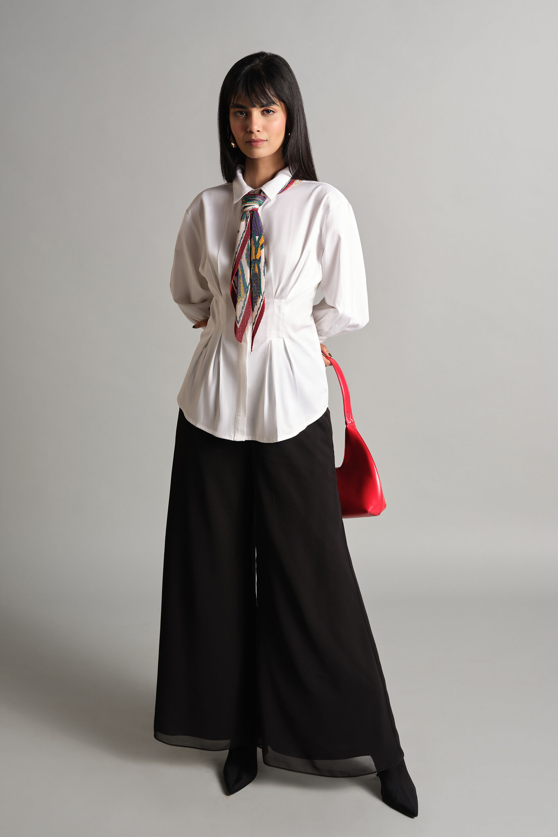 Summer Cinch Shirt, White, image 2