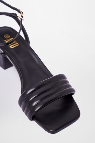 4 - Black Heeled Sandals, image 4
