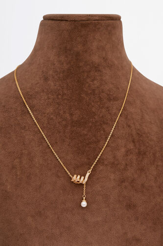 Gold Brass Neckpiece, , image 1