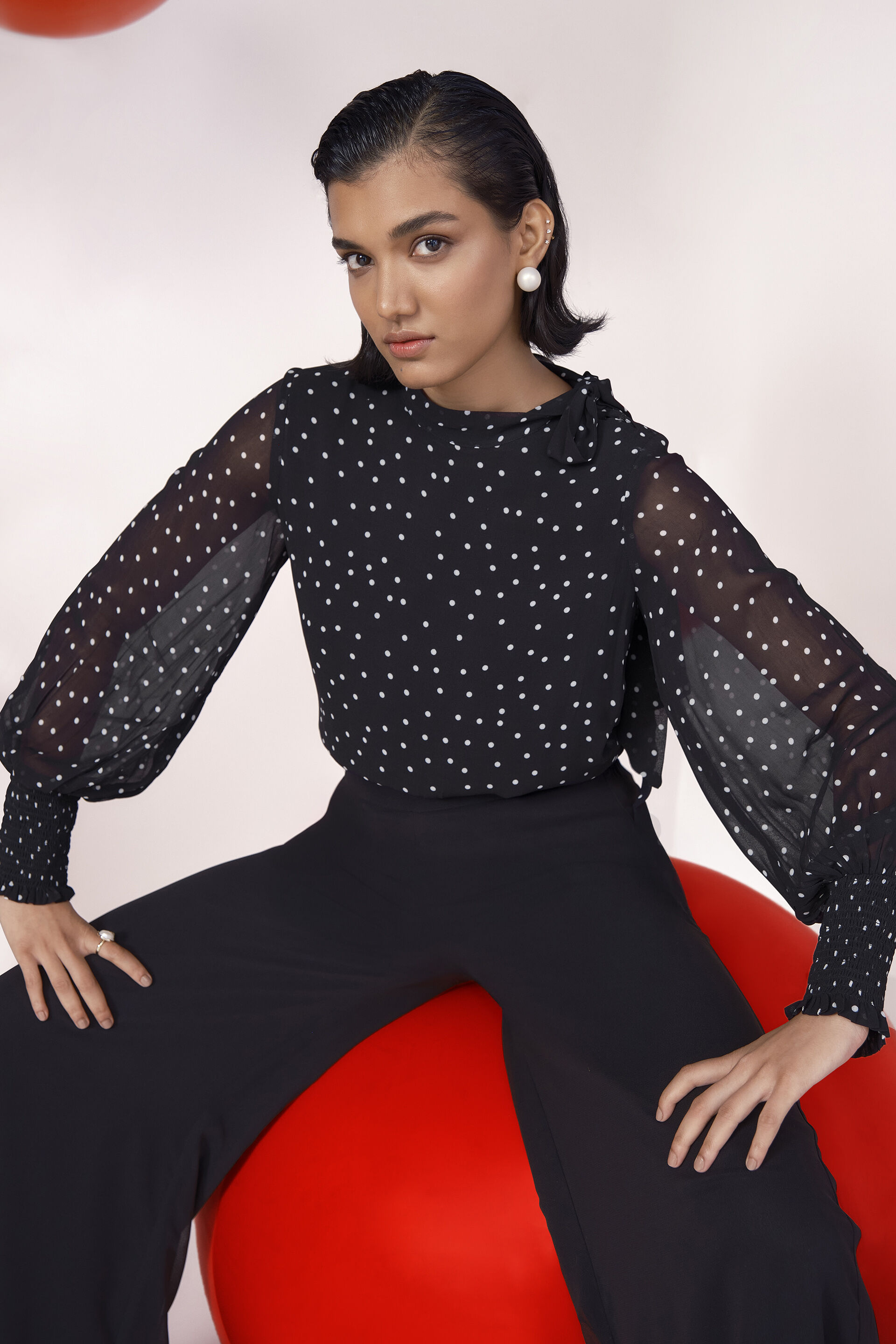 Annarose Top, Black, image 8