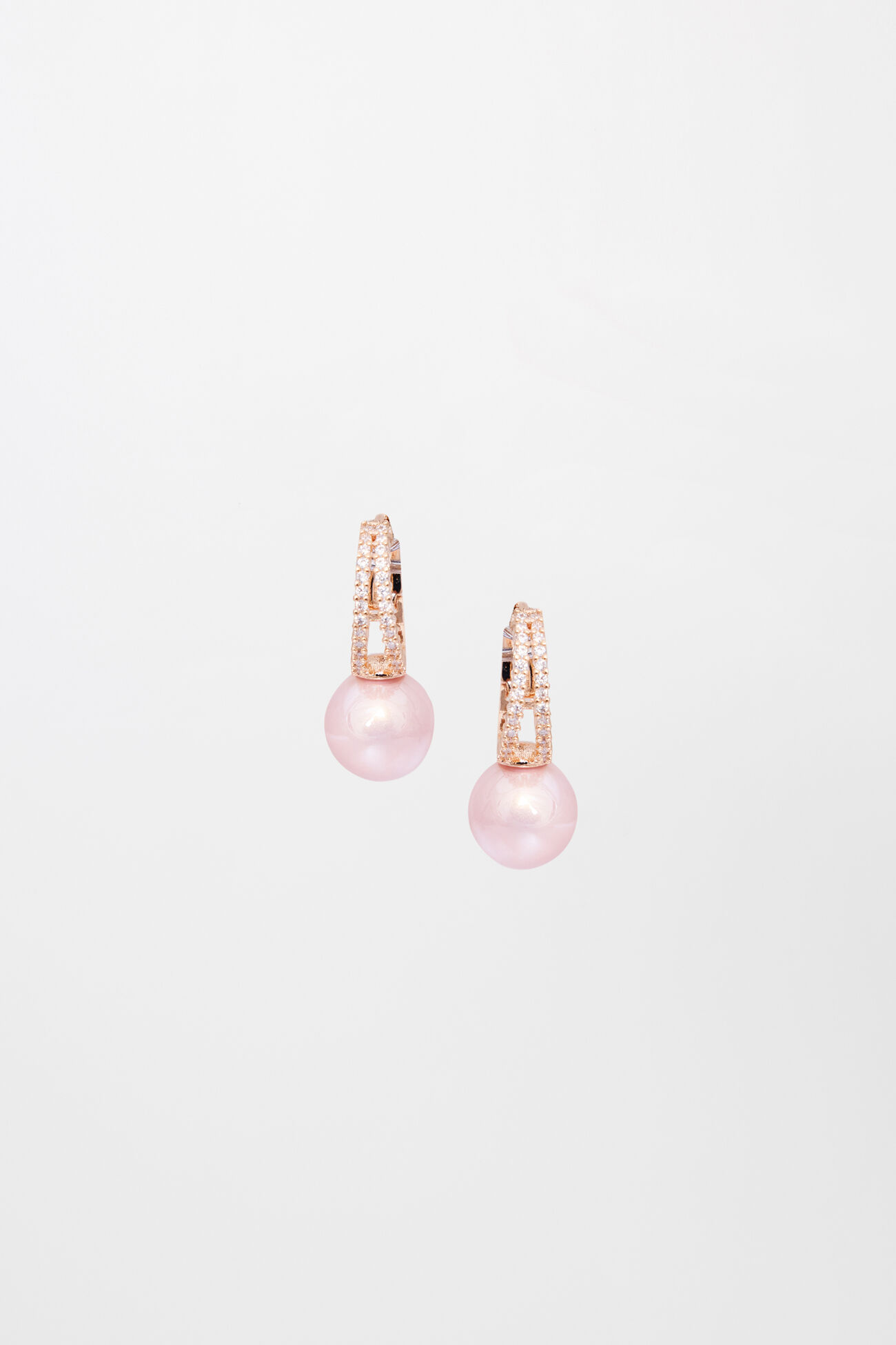 Gilded Pearl Earrings, , image 1