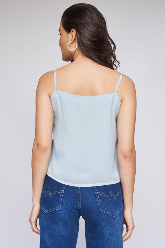 3 - Powder Blue Solid Straight Top, image 3