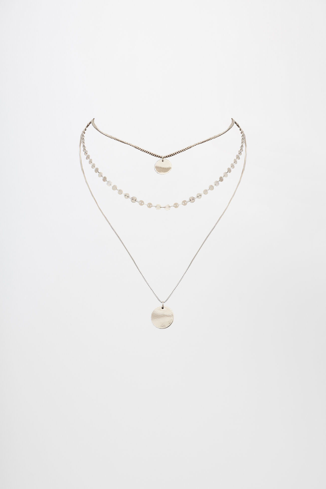 Silver Necklace, , image 1