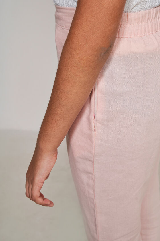 Pink Solid Straight Bottom, Pink, image 8