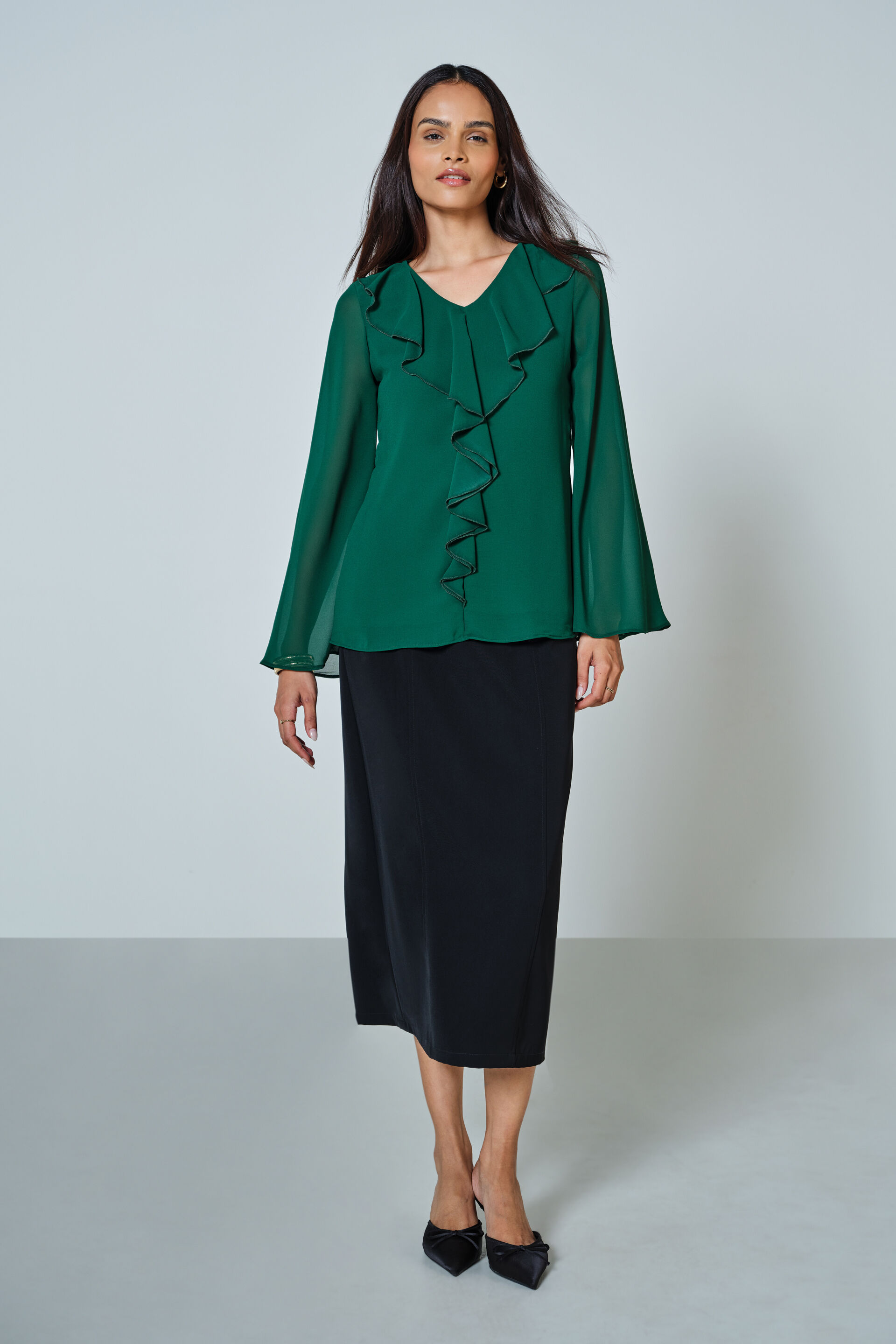 Solid Emerald Green Top, Green, image 1