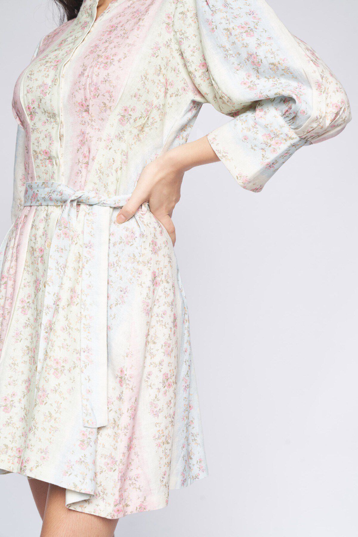 6 - Multi Floral Straight Dress, image 6