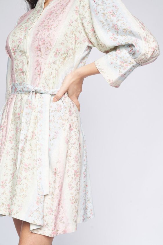6 - Multi Floral Straight Dress, image 6