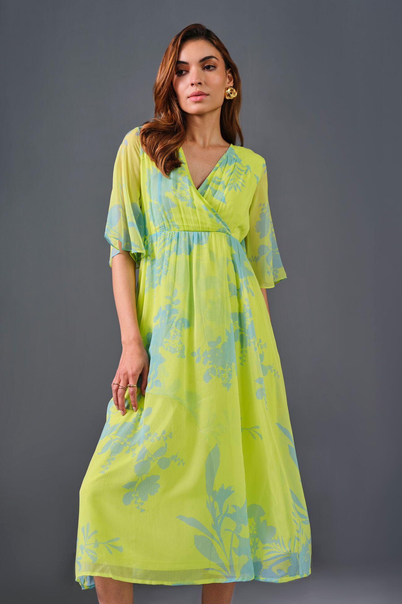 Vivid Hues Dress, Green, image 2