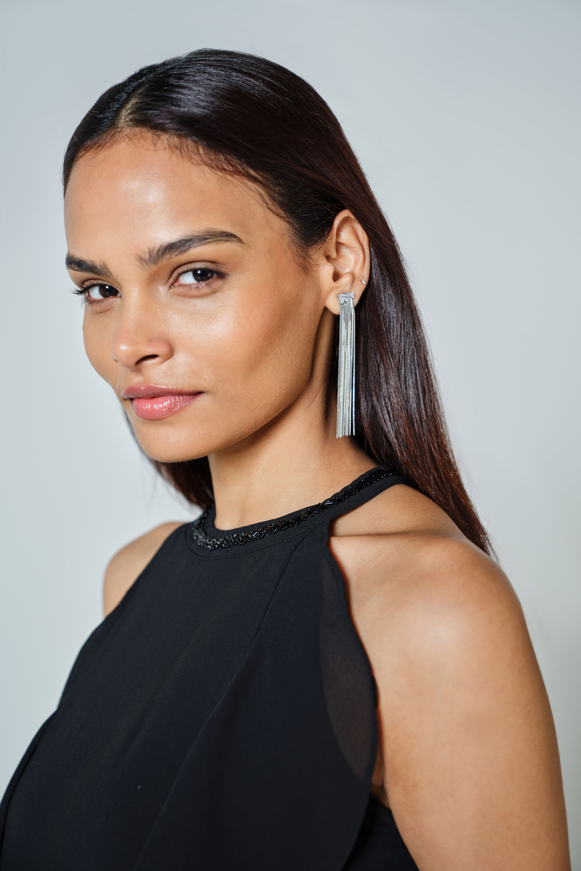 Nyx Solid Dress, Black, image 4