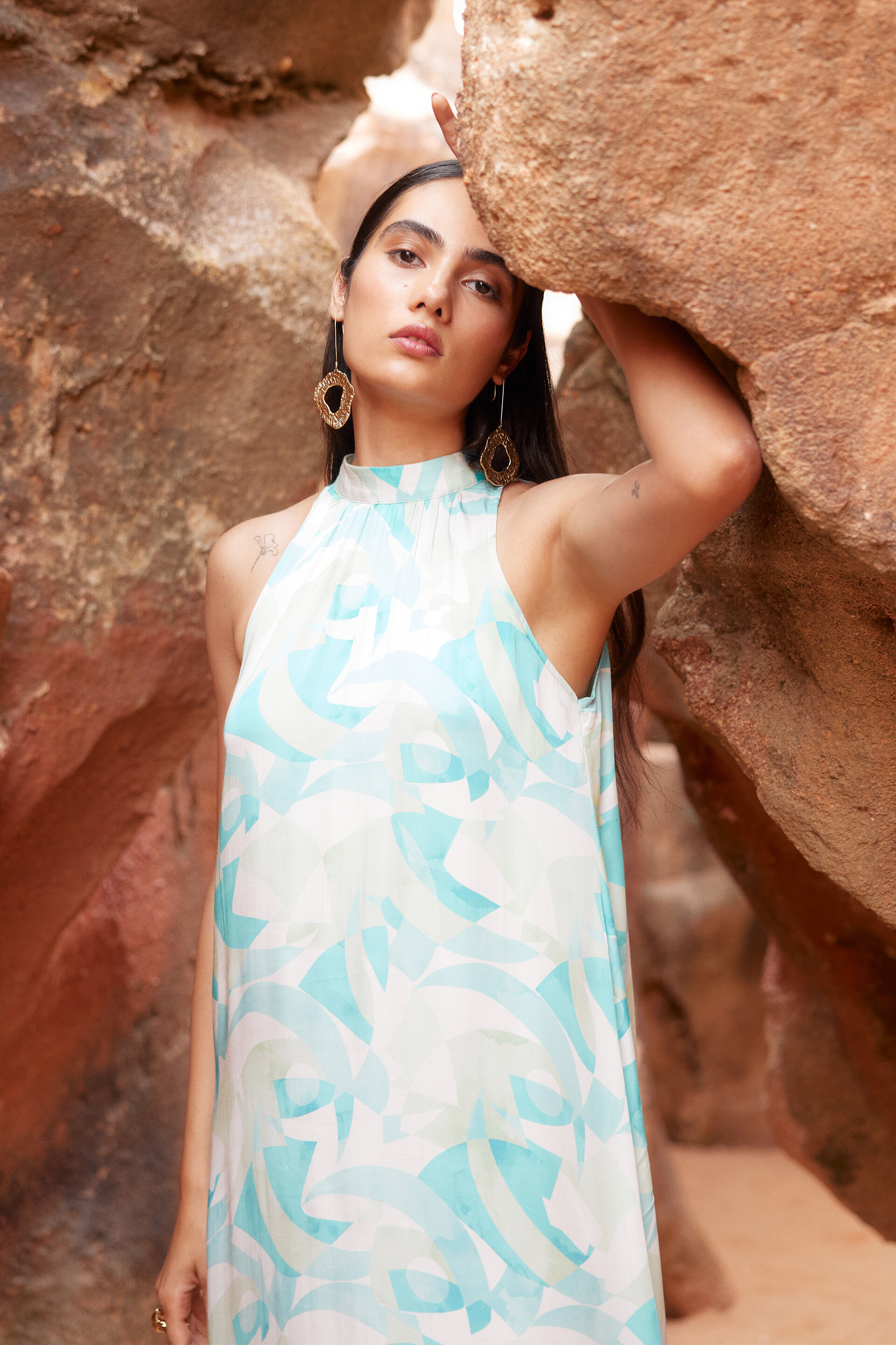 Belize Gown, Blue, image 6