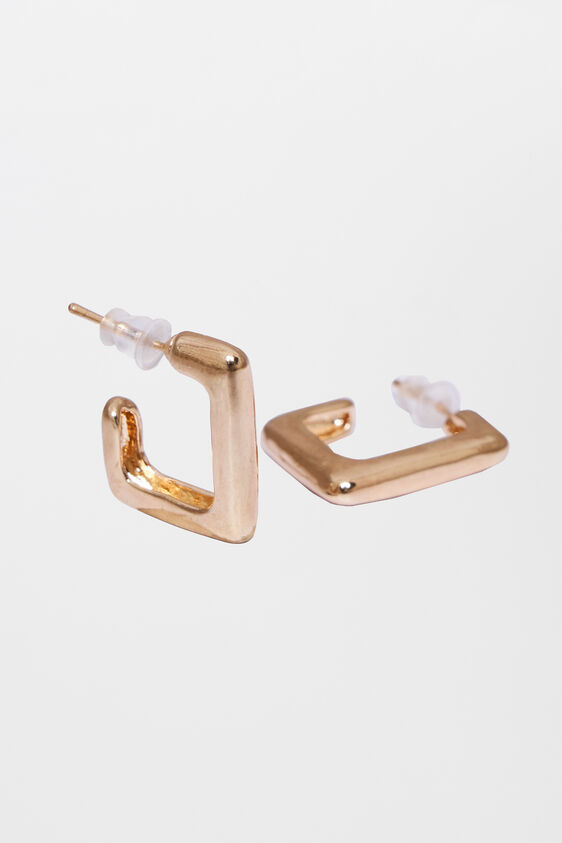 Gold Brass Earring, , image 6
