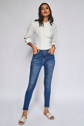 Blue Solid Straight Bottom, Midnight Blue, image 1