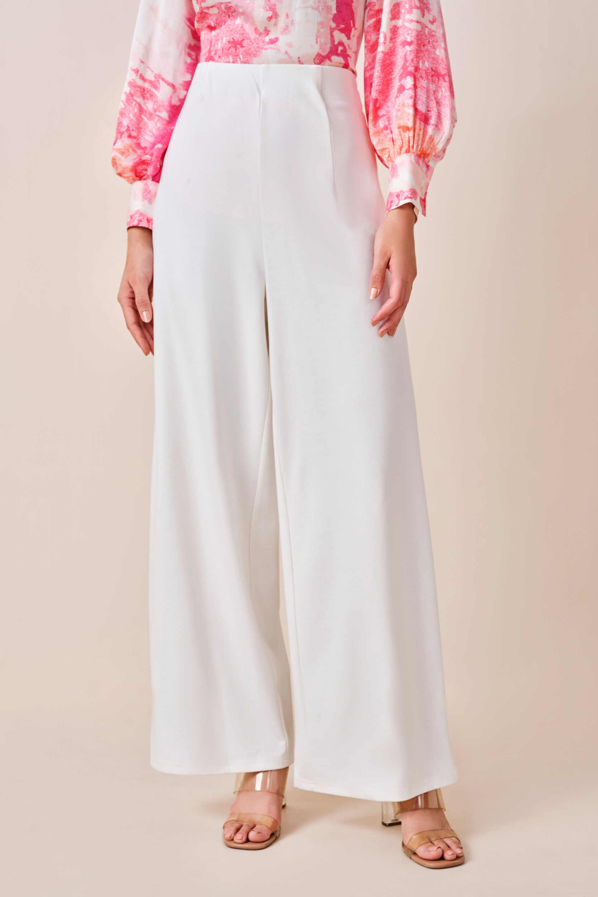 Made To Sway White Flair Pants, White, image 2