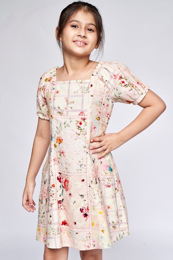 3 - Multi Color Floral Straight Dress, image 3