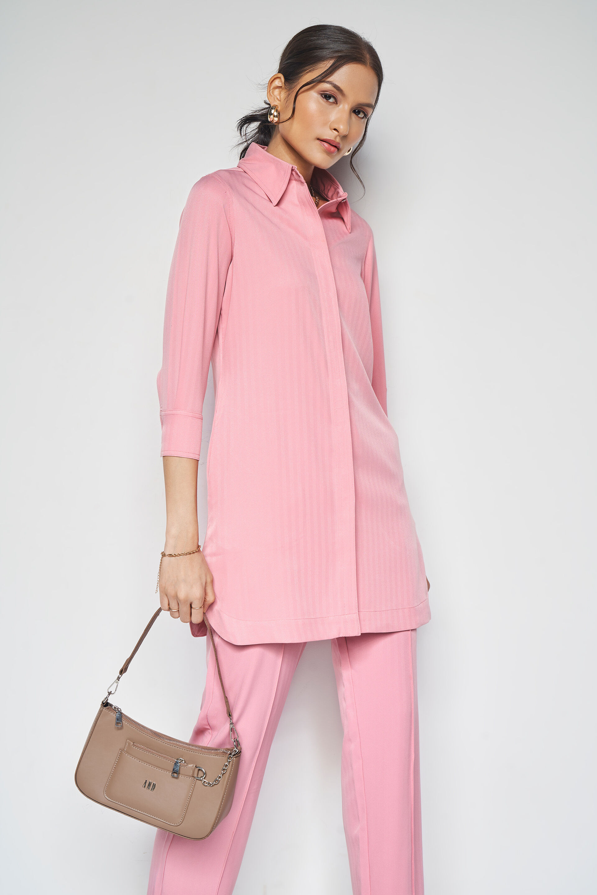 Azalea Co-ords Set, Pink, image 2