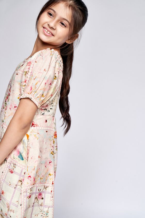 2 - Multi Color Floral Straight Dress, image 2