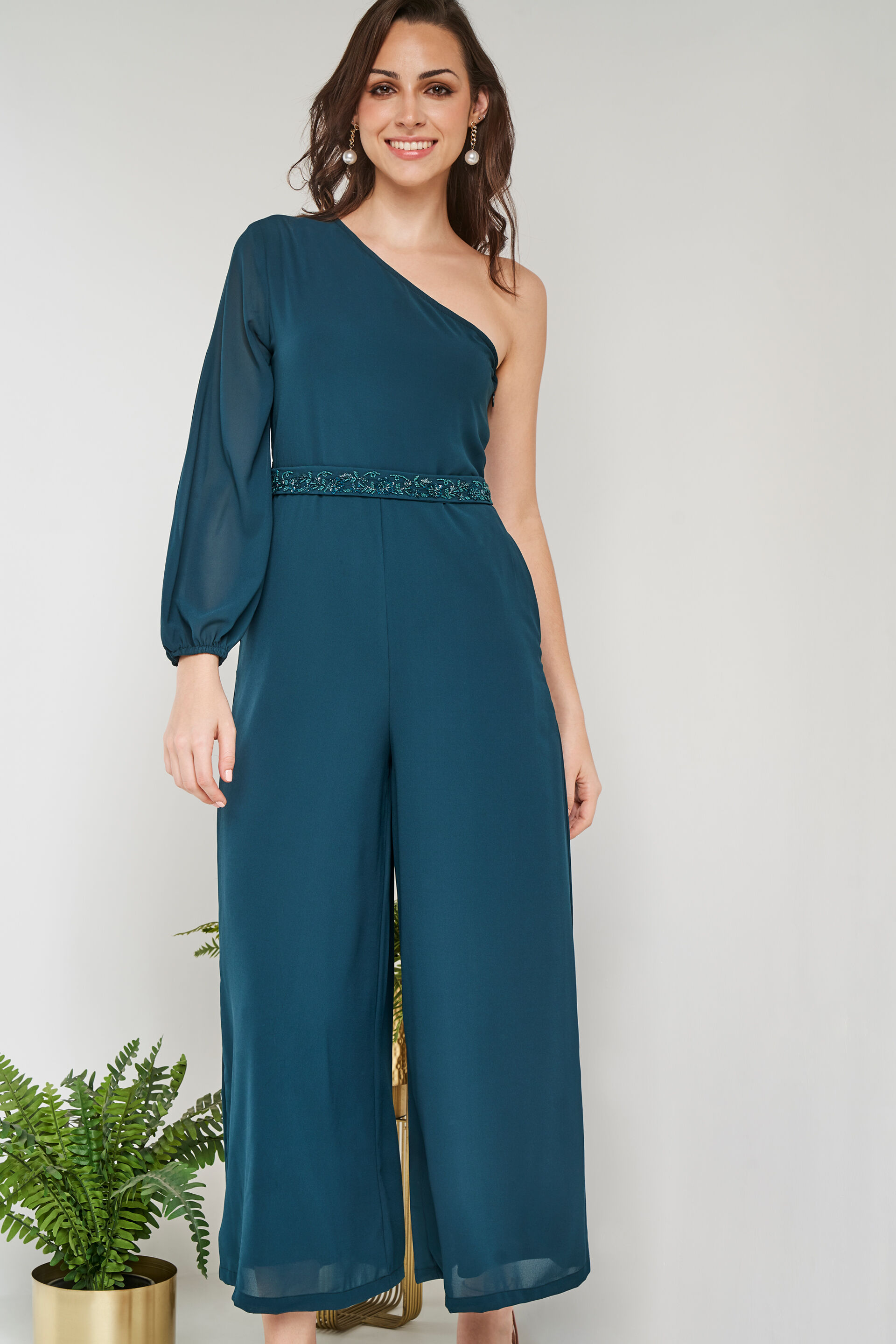 TINA GREEN JUMPSUIT — Fusion Fashion Moycullen