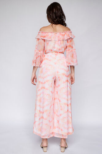 Orange Abstract Straight Suit, Orange, image 4