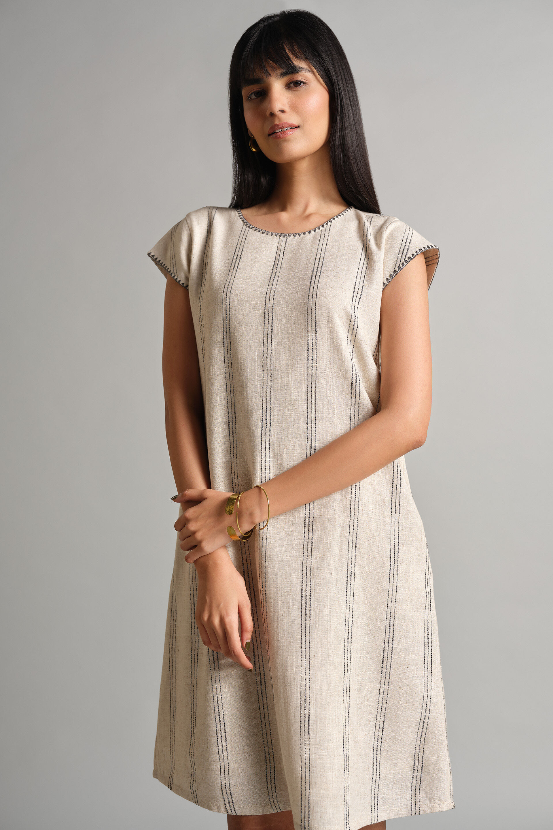 Easy Breezy Summer Dress, Beige, image 3