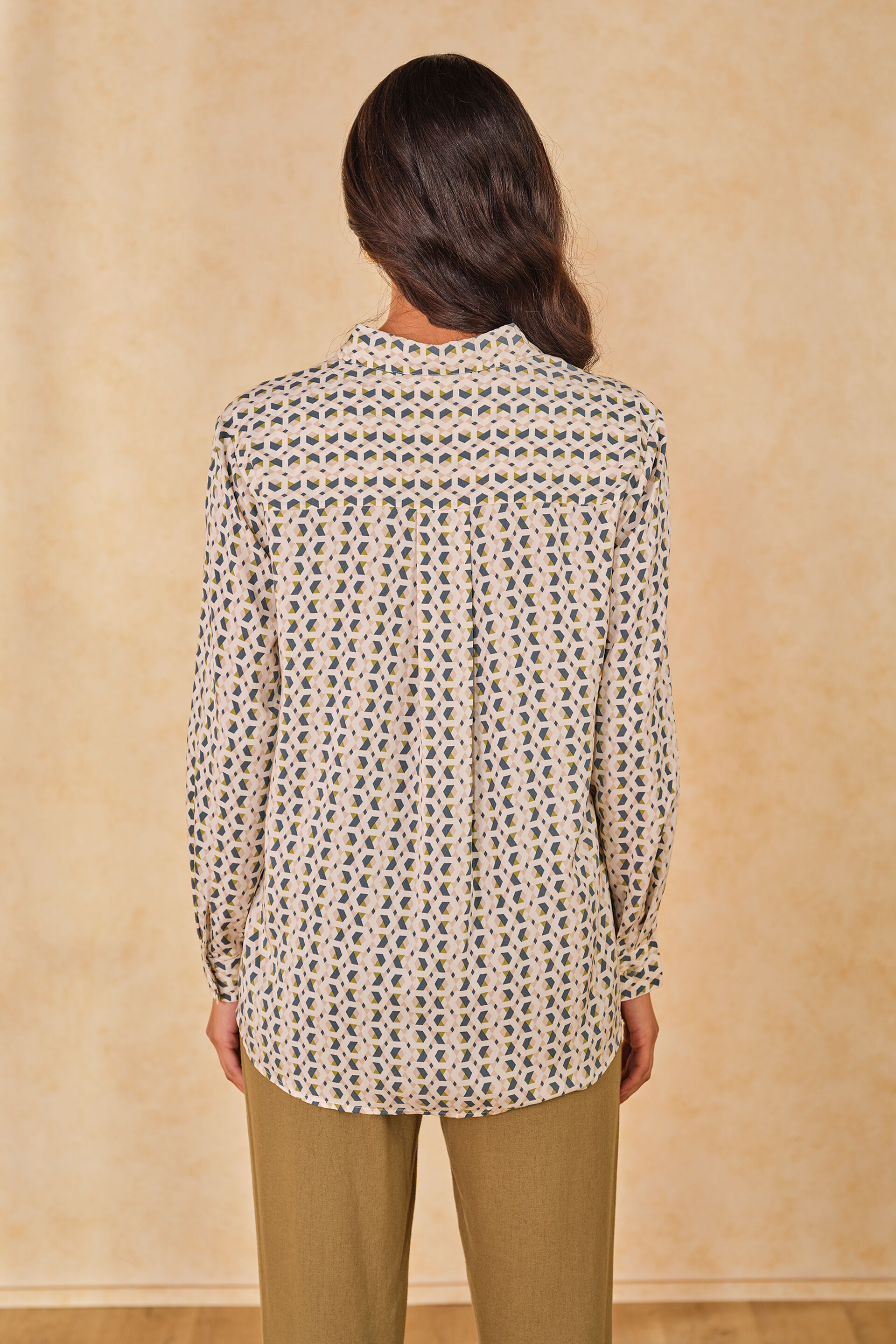 Sapphire Spectacle Button-Down Shirt, Multi Color, image 3