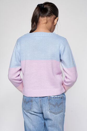 4 - Multi Color Colour blocked Straight Top, image 4