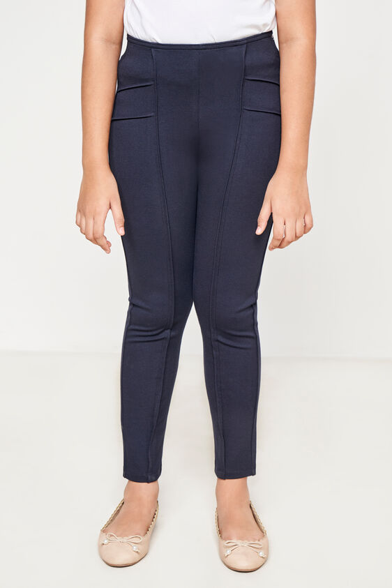 Solid Straight Bottom, Navy Blue, image 2