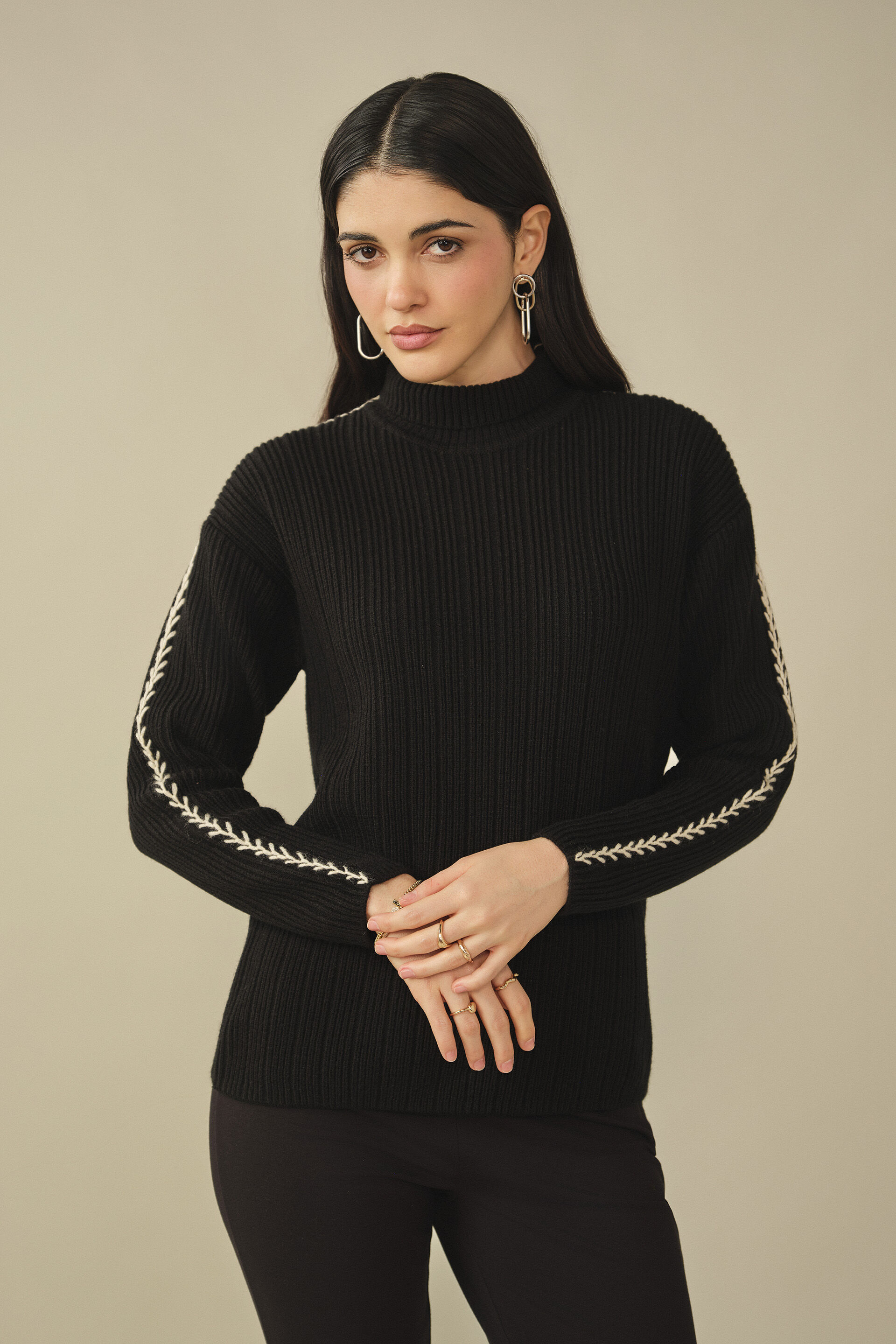 Solid Cotton Top in Black