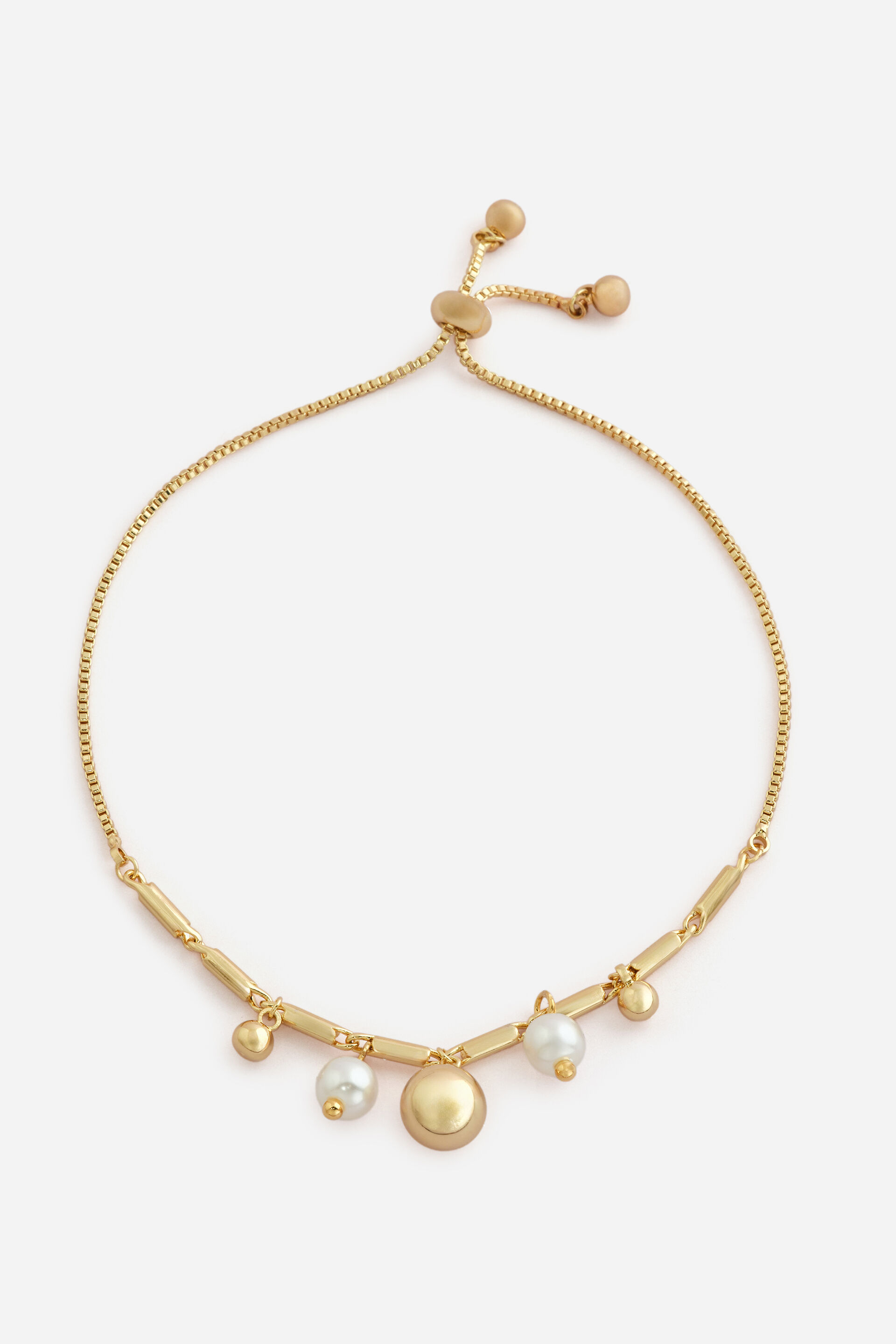 Baroque Pearl Charm Bracelet, , image 1