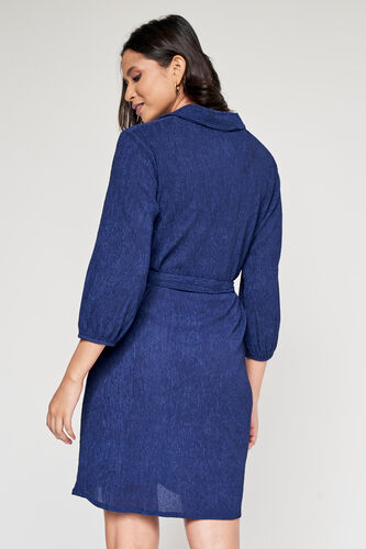 Blue Straight  Dress, Blue, image 2