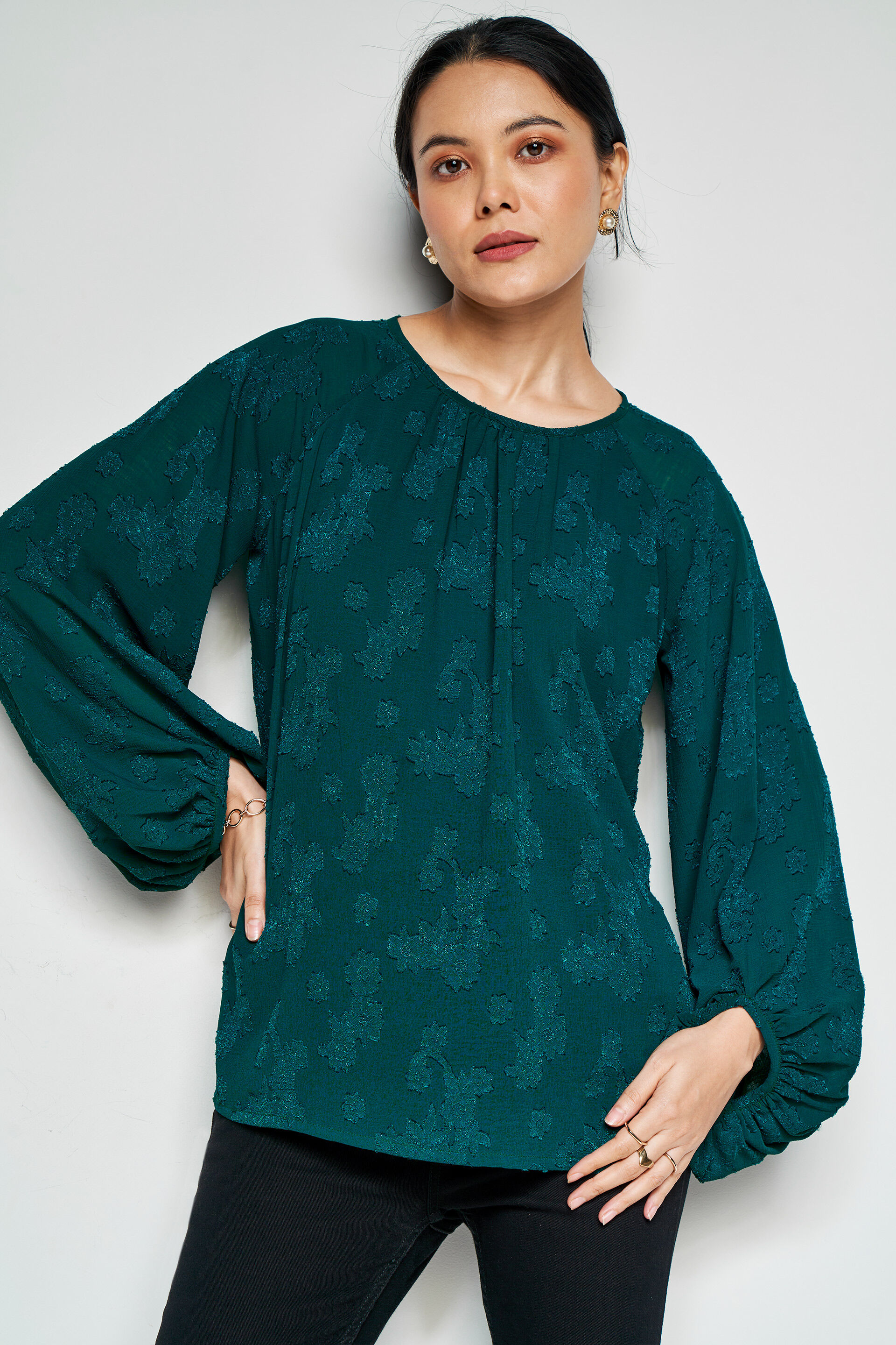 Onyx Top, Emerald Green, image 1
